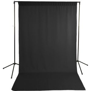 Material Backdrops Black Muslin Backdrop For Photography and Youtube Videos