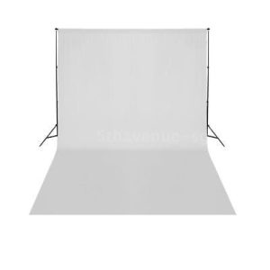 Material Backdrops White Muslin Backdrop For Photography and Youtube Videos (2.85m X 5m)
