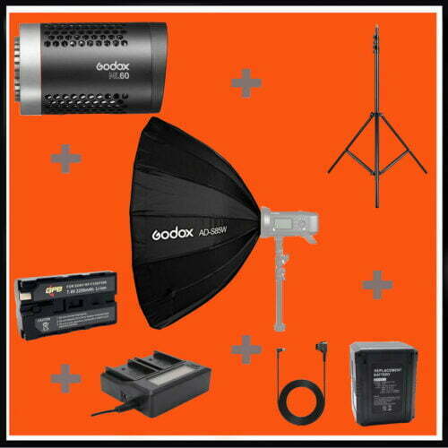 Godox ML60 LED Light Plus Accessories Bundle