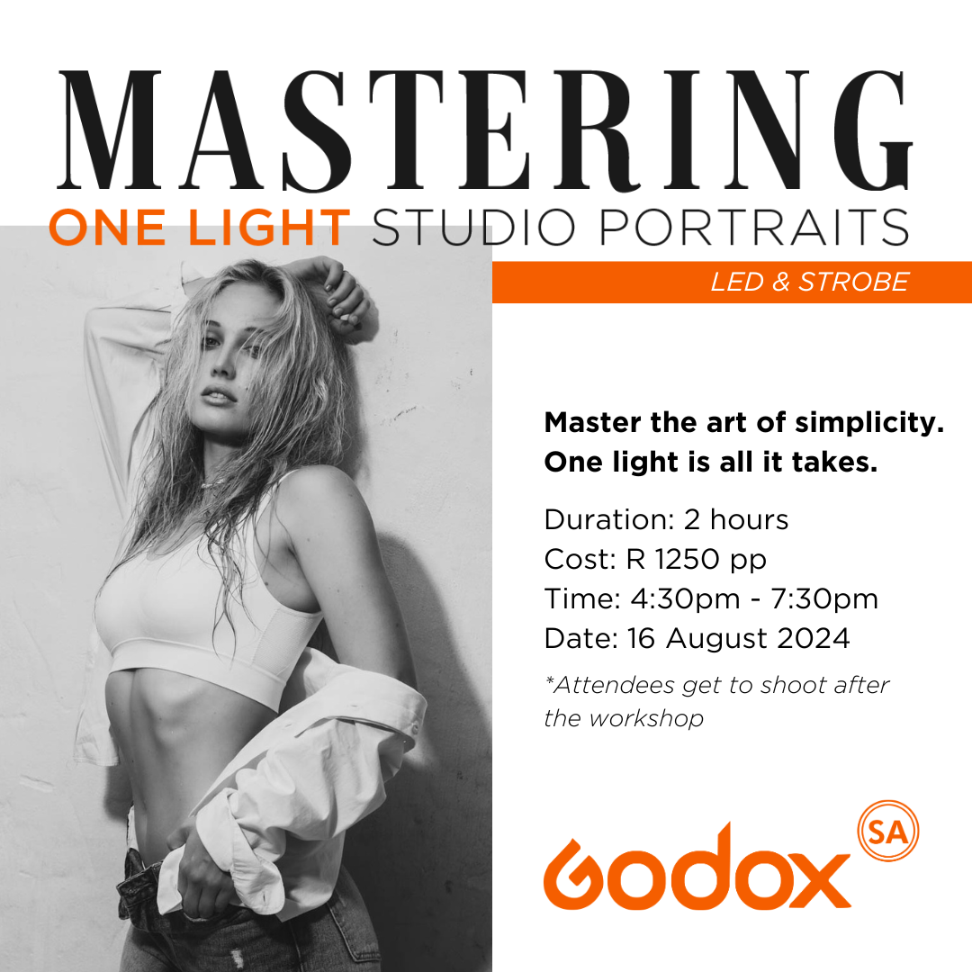 Master One Light Studio Portraits (LED & Strobe) with Craig Anderson and Godox SA | Godox